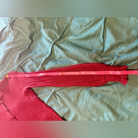 Sezane Louis Cardigan Burgundy - Size XS - Picture 7 of 12